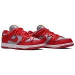 Nike Dunk Low x Off-White 'University Red' נעלי סניקרס לגברים