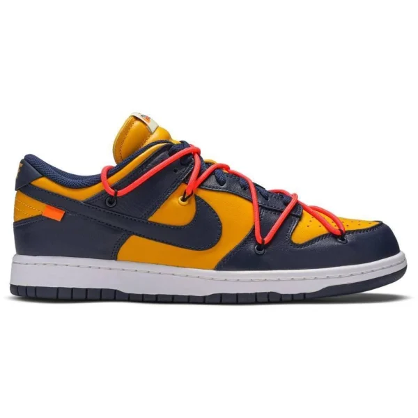 Nike Dunk Low x Off-White 'University Gold' נעלי סניקרס לגברים