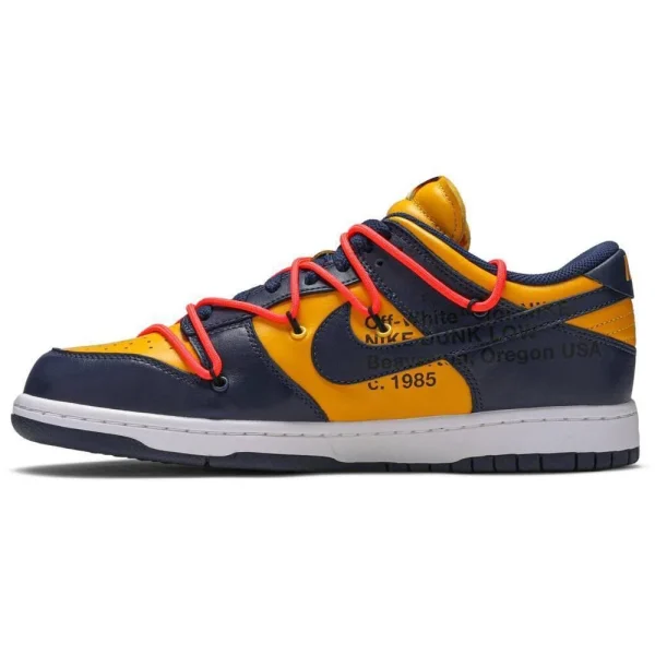 Nike Dunk Low x Off-White 'University Gold' נעלי סניקרס לגברים