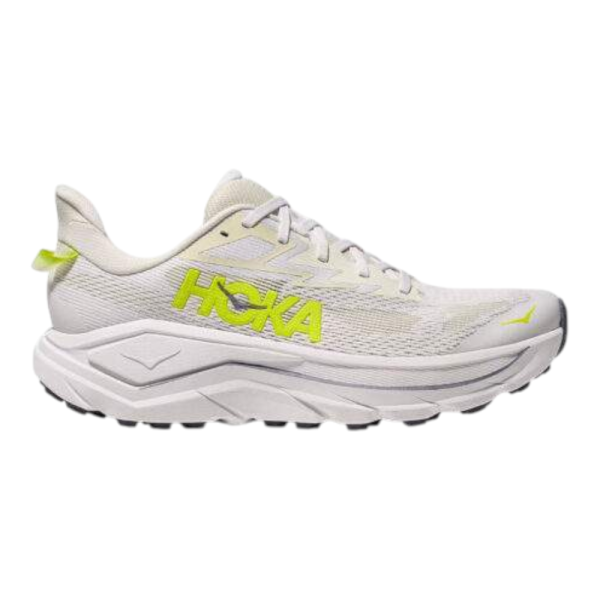 Hoka Challenger 8 White/Neon Citrus נעלי ריצה