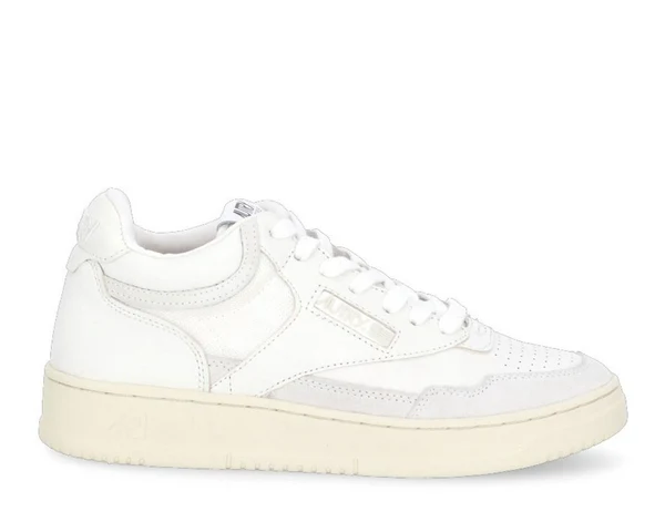 Autry Logo Detailed Lace-Up סניקרס