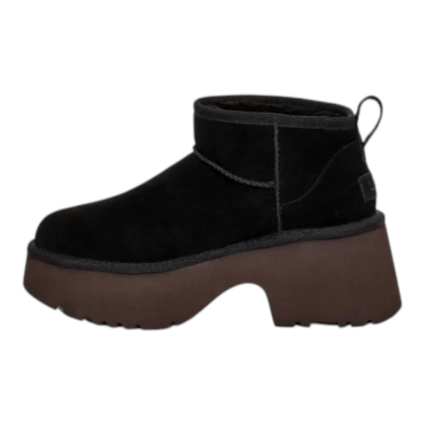 UGG Women’s Classic Ultra Mini New Heights Black נעלי האג