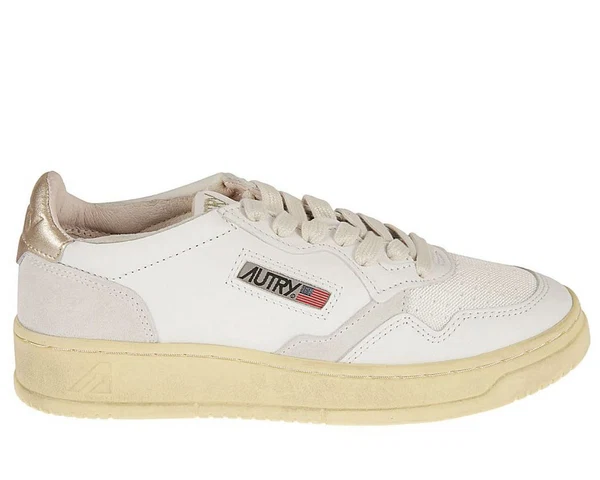 Autry Logo-Patch Lace-Up סניקרס