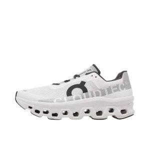 On Cloudmonster White/Black נעלי