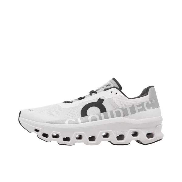 On Cloudmonster White/Black נעלי