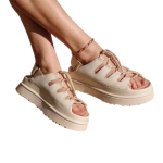 UGG Women’s GoldenGlow Toggle Beige נעלי האג