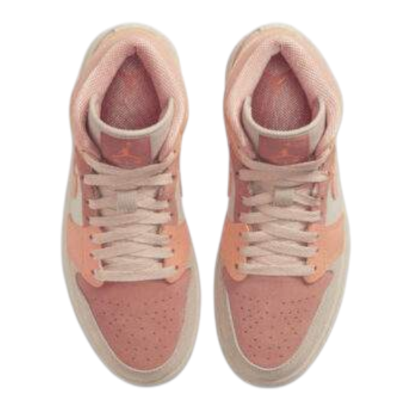 Nike Air Jordan 1 Mid Apricot Orange סניקרס