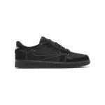 Travis Scott X Nike Air Jordan 1 Low Black Phantom סניקרס