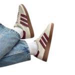 Adidas Handball Spezial Off White Collegiate Burgundy נעלי