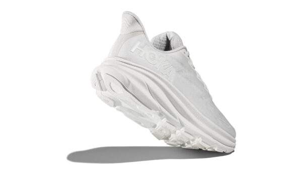 Hoka Clifton 9 Wide White נעלי ריצה רחב