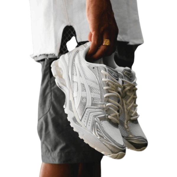 Asics Gel Kayano 14 Silver White נעליים