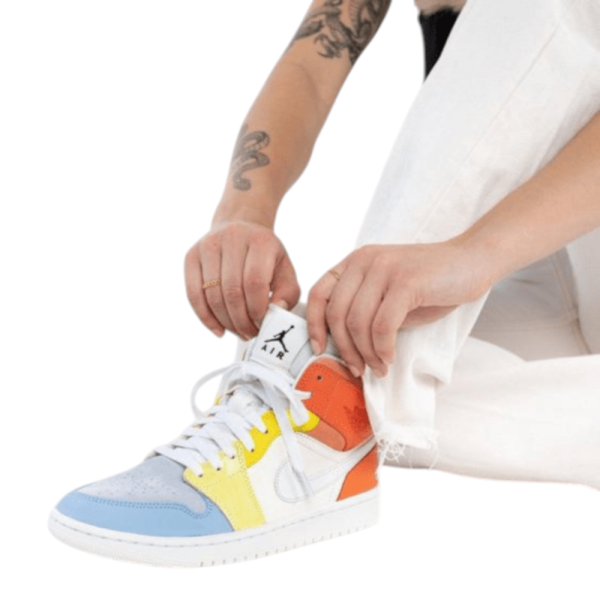 Nike Air Jordan 1 Mid To My First Coach סניקרס