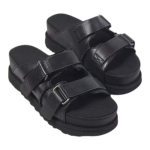 UGG Goldenstar Hi Slide Black סנדלי האג