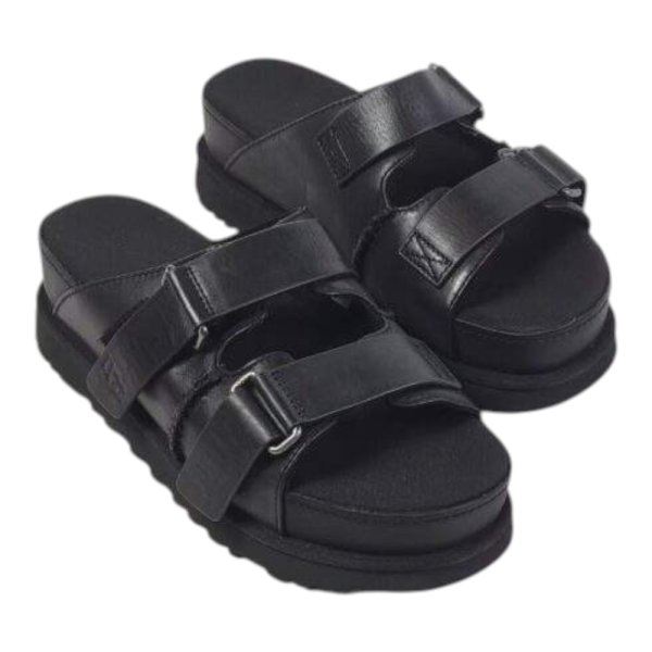UGG Goldenstar Hi Slide Black סנדלי האג