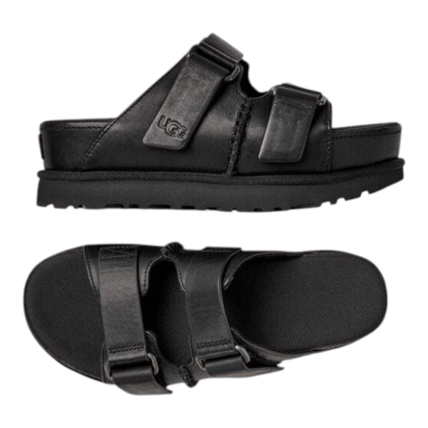 UGG Goldenstar Hi Slide Black סנדלי האג