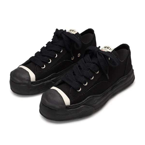 Maison Mihara Yasuhiro Hank Canvas Black נעלי