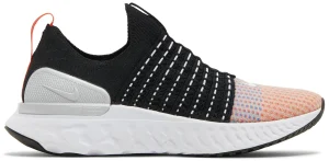 Nike React Phantom Run Flyknit 2 'Black Team Orange' נעלי ריצה לגברים