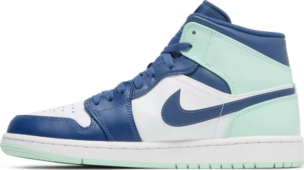 Nike Air Jordan 1 Mid Blue Mint נעלי סניקרס לגברים