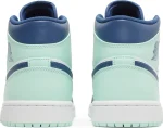 Nike Air Jordan 1 Mid Blue Mint נעלי סניקרס לגברים
