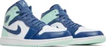 Nike Air Jordan 1 Mid Blue Mint נעלי סניקרס לגברים