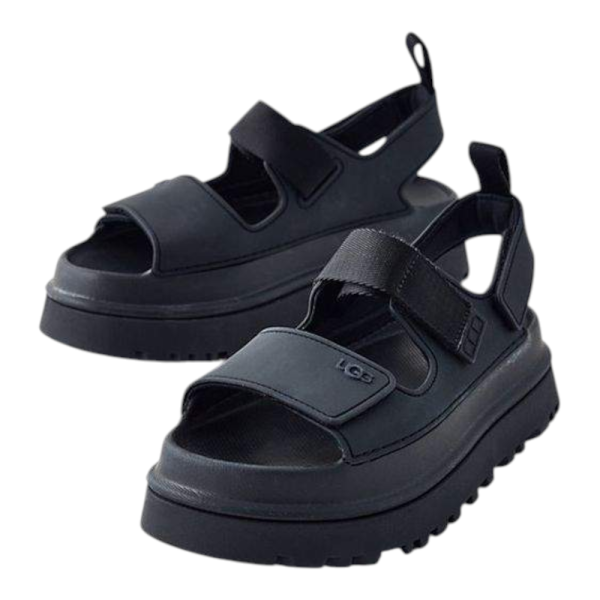 UGG GoldenGlow Sandal Black סנדלי האג