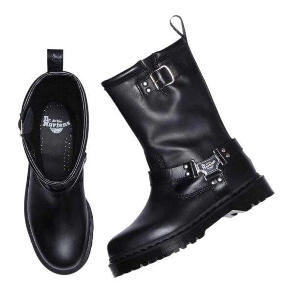 Dr. Martens Anistone Hi Pull On Boot Black מגפיים