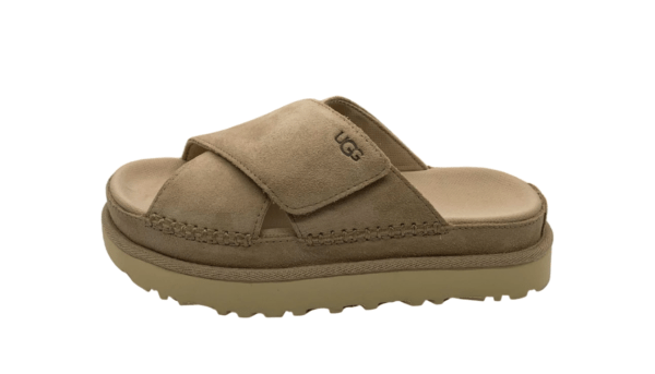 UGG Goldenstar Cross Slide Driftwood נעלי בית לגברים