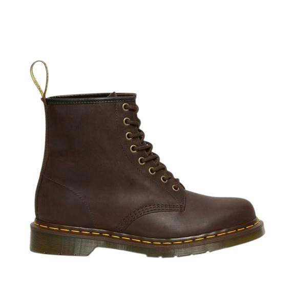 Dr. Martens 1460 Crazy Horse Leather Lace Up Boots Brown מגפיים