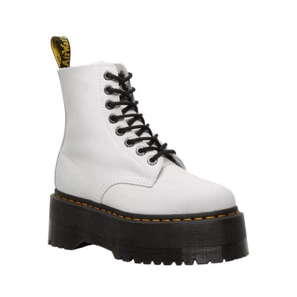 Dr. Martens Jadon Smooth Leather Platform מגפיים White