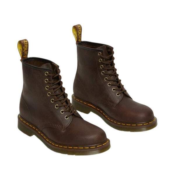 Dr. Martens 1460 Crazy Horse Leather Lace Up Boots Brown מגפיים