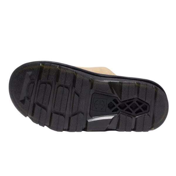Dr. Martens Zebzag Suede Platform Slides Tan סנדלים