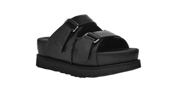 UGG Goldenstar Hi Slide Black סנדלי האג