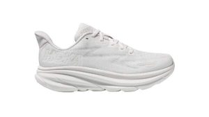Hoka Clifton 9 Wide White נעלי ריצה רחב