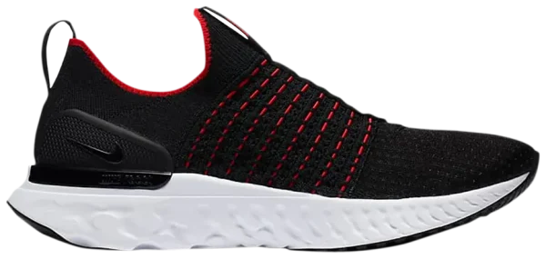 Nike React Phantom Run Flyknit 2 'Black University Red' נעלי ריצה לגברים