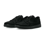 Travis Scott X Nike Air Jordan 1 Low Black Phantom סניקרס