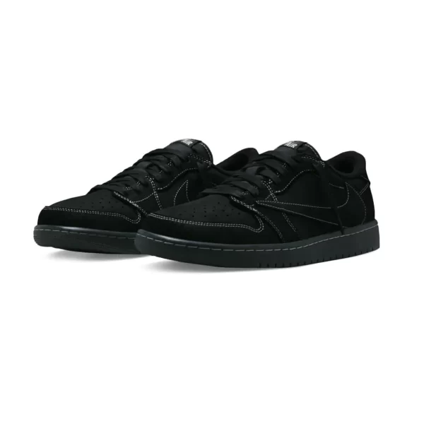 Travis Scott X Nike Air Jordan 1 Low Black Phantom סניקרס