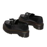 Dr. Martens Adrian Leather Platform Tassel Loafers Black Smooth נעליים
