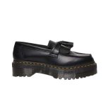 Dr. Martens Adrian Leather Platform Tassel Loafers Black Smooth נעליים