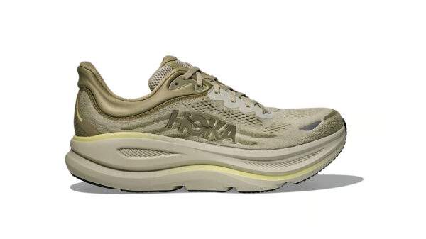 Hoka Bondi 9 Wide Grassland / Oyster Mushroom נעלי ריצה רחב