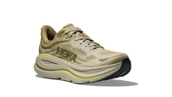 Hoka Bondi 9 Wide Grassland / Oyster Mushroom נעלי ריצה רחב