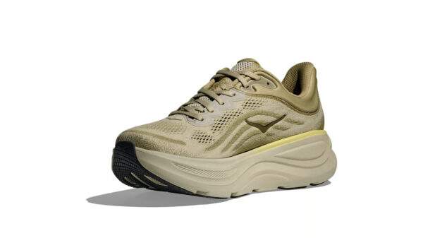 Hoka Bondi 9 Wide Grassland / Oyster Mushroom נעלי ריצה רחב