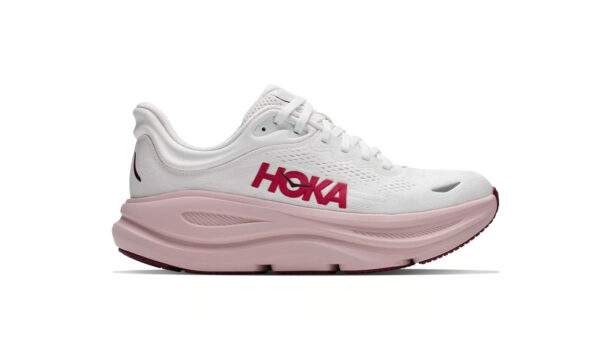 Hoka Bondi 9 Wide White / Pink Opal נעלי ריצה רחב