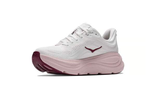 Hoka Bondi 9 Wide White / Pink Opal נעלי ריצה רחב