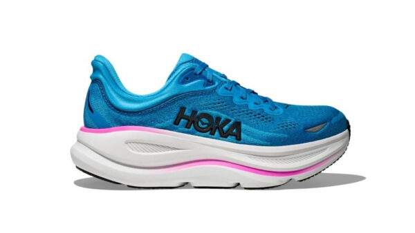Hoka Bondi 9 Wide Skyward Blue/Neon Fuchsia נעלי ריצה רחב
