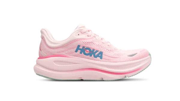 Hoka Bondi 9 Wide Rose Tea/Blue נעלי ריצה רחב