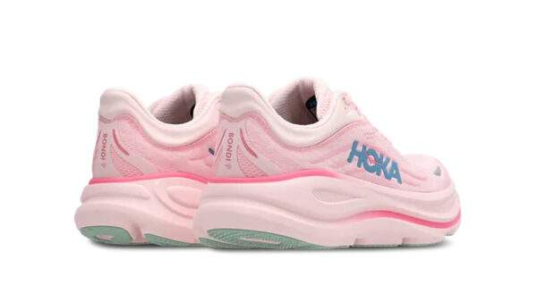 Hoka Bondi 9 Wide Rose Tea/Blue נעלי ריצה רחב