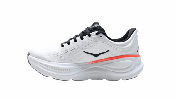 Hoka Bondi 9 Wide White/Red נעלי ריצה רחב