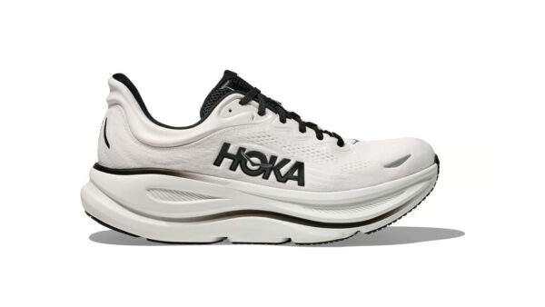 Hoka Bondi 9 Wide White / Black נעלי ריצה רחב