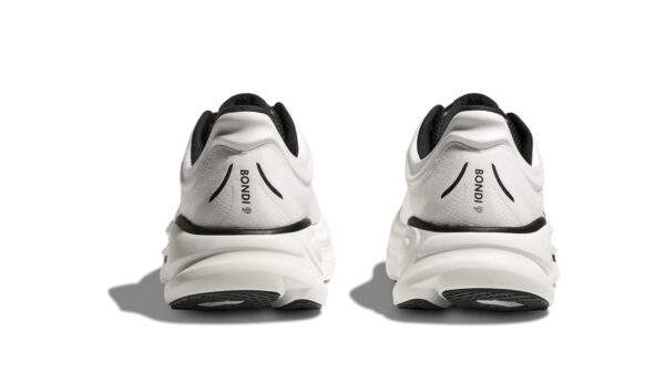 Hoka Bondi 9 Wide White / Black נעלי ריצה רחב