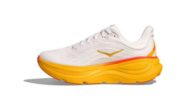 Hoka Bondi 9 Wide White/Yellow נעלי ריצה רחב